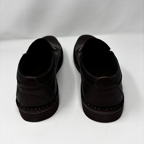 Clarks Men’s Dark Brown Leather Slip-on shoes - New In Box - Size 9.5
